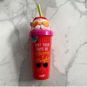 ZAK! Tumbler Christmas‎ With Straw